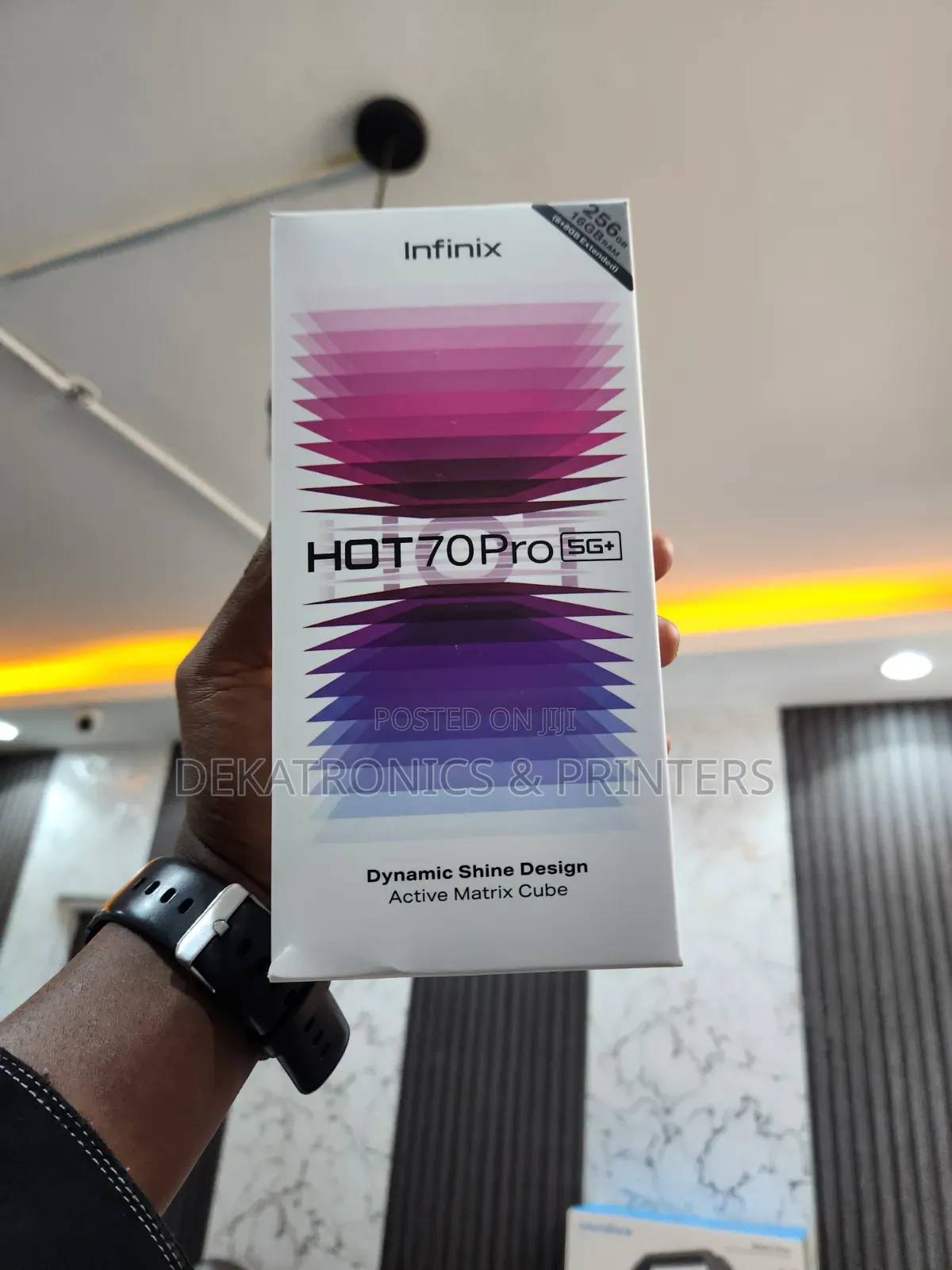 New Infinix Hot 70 Pro 5G+ 256 GB Black