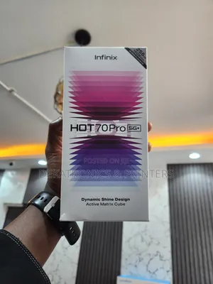 New Infinix Hot 70 Pro 5G+ 256 GB Black