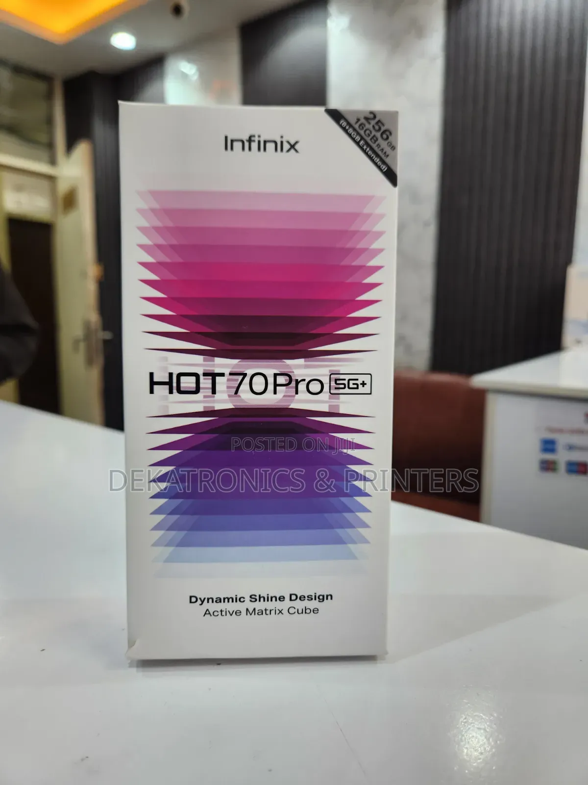 New Infinix Hot 70 Pro 5G+ 256 GB Black