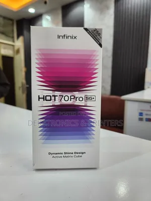 New Infinix Hot 70 Pro 5G+ 256 GB Black