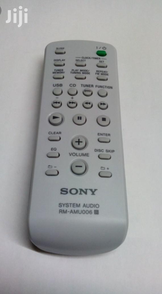 Sony Systerm Audio RM- AU006 Remote Control.