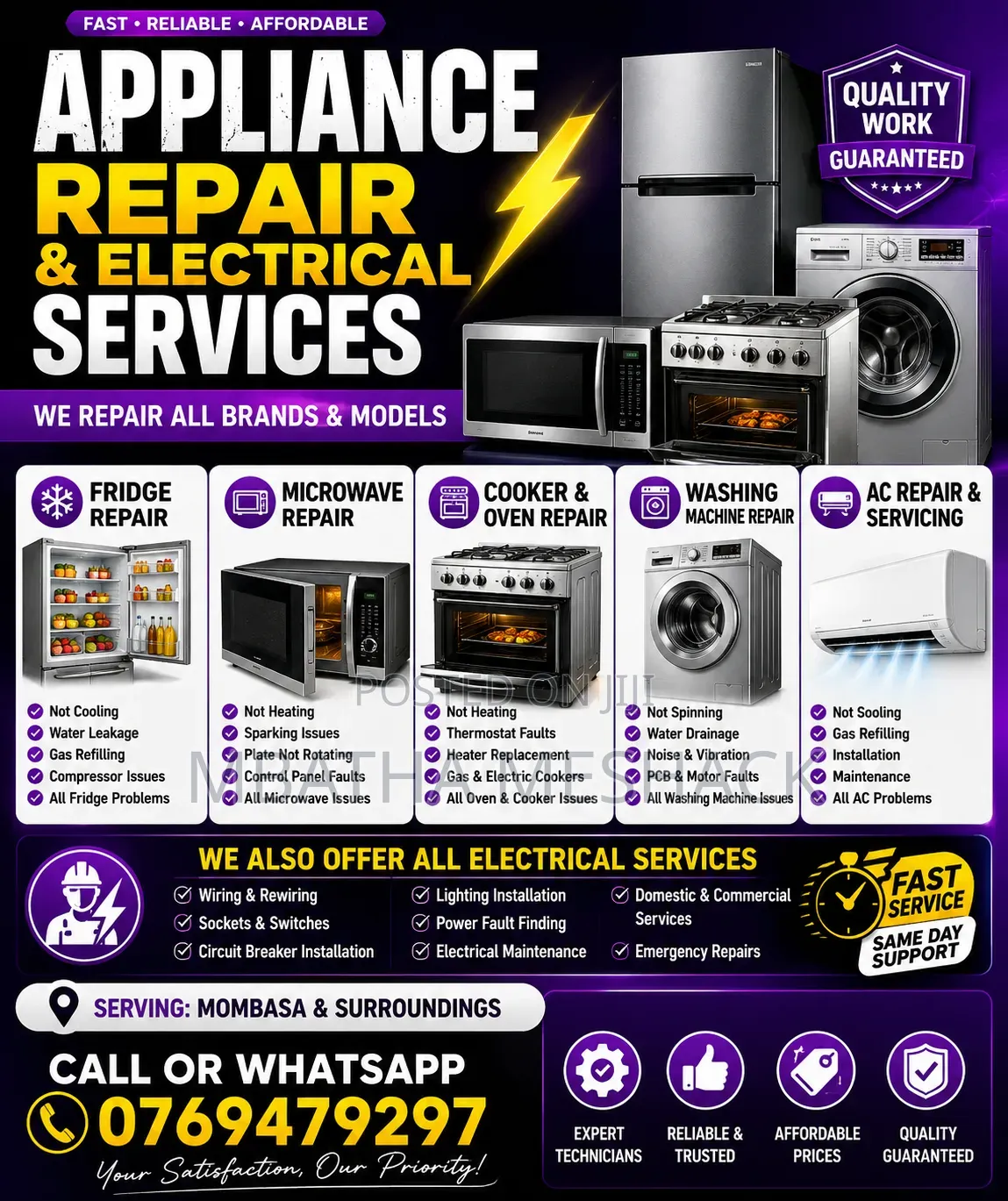 Electrical Repair and Installation Services