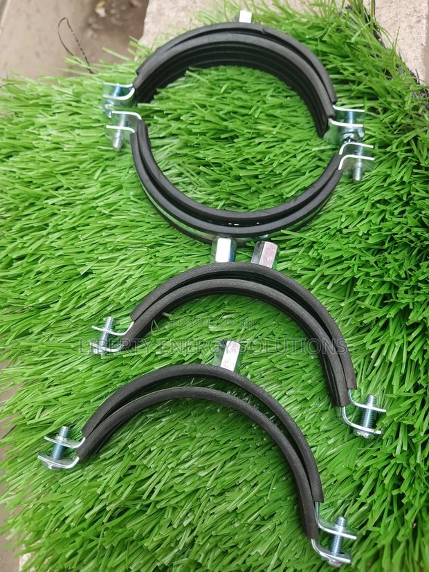 Rubber-Lined Split Ring Pipe Clamps - main view