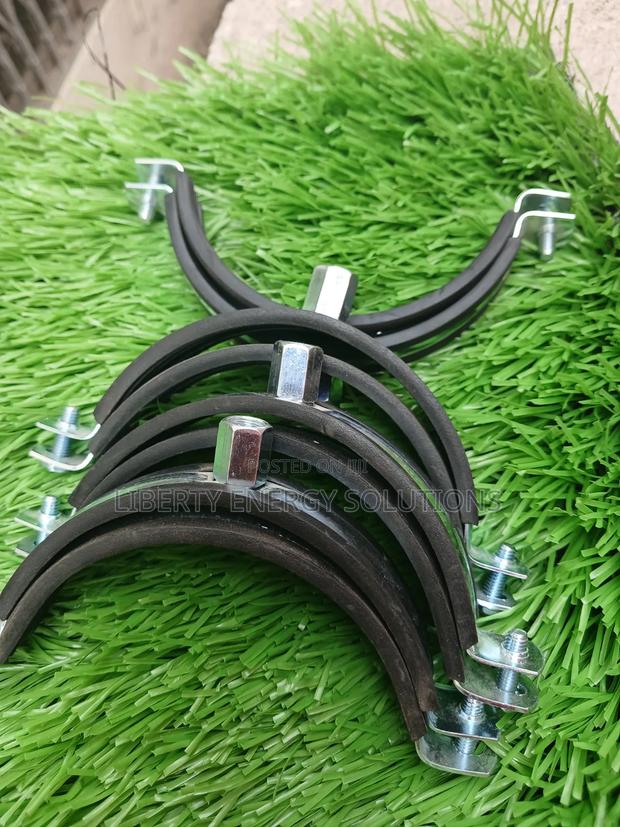 Rubber-Lined Split Ring Pipe Clamps - thumbnail 2