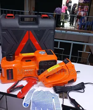 Portable Double Cylinder Car Air Compressor and Tire Repair Kit