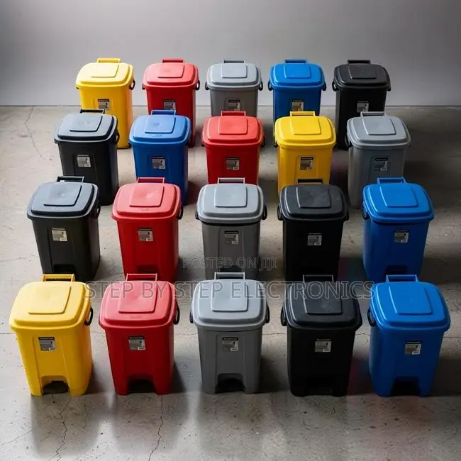 Import Prices 30L Litres Hard Plastic Waste Garbage Dust Pedal Bin