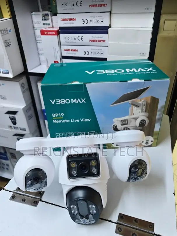 8mp 4lens V380 Max 4g Solar Powered PTZ Outdoor Camera