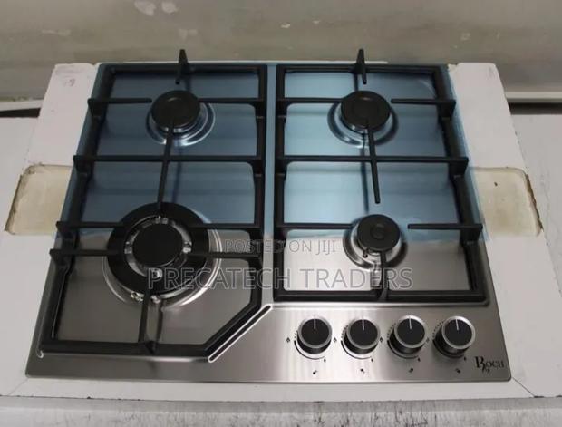 Roch 4 Burner Gas Cooker Stainless Steel Built-in Hob