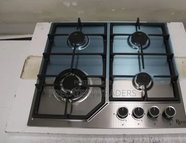 Roch 4 Burner Gas Cooker Stainless Steel Built-in Hob