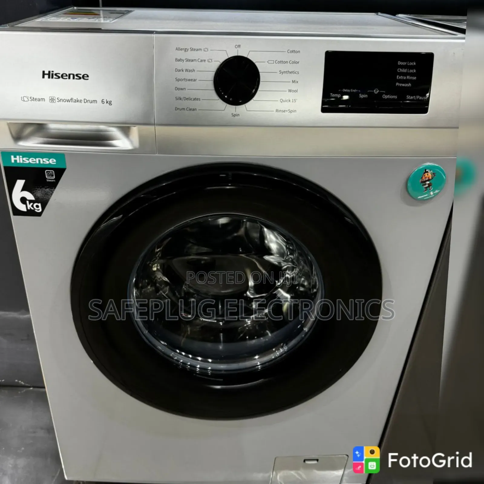 Hisense 6KG Washing Machine – Wash Spin Automatic Laundry Machine