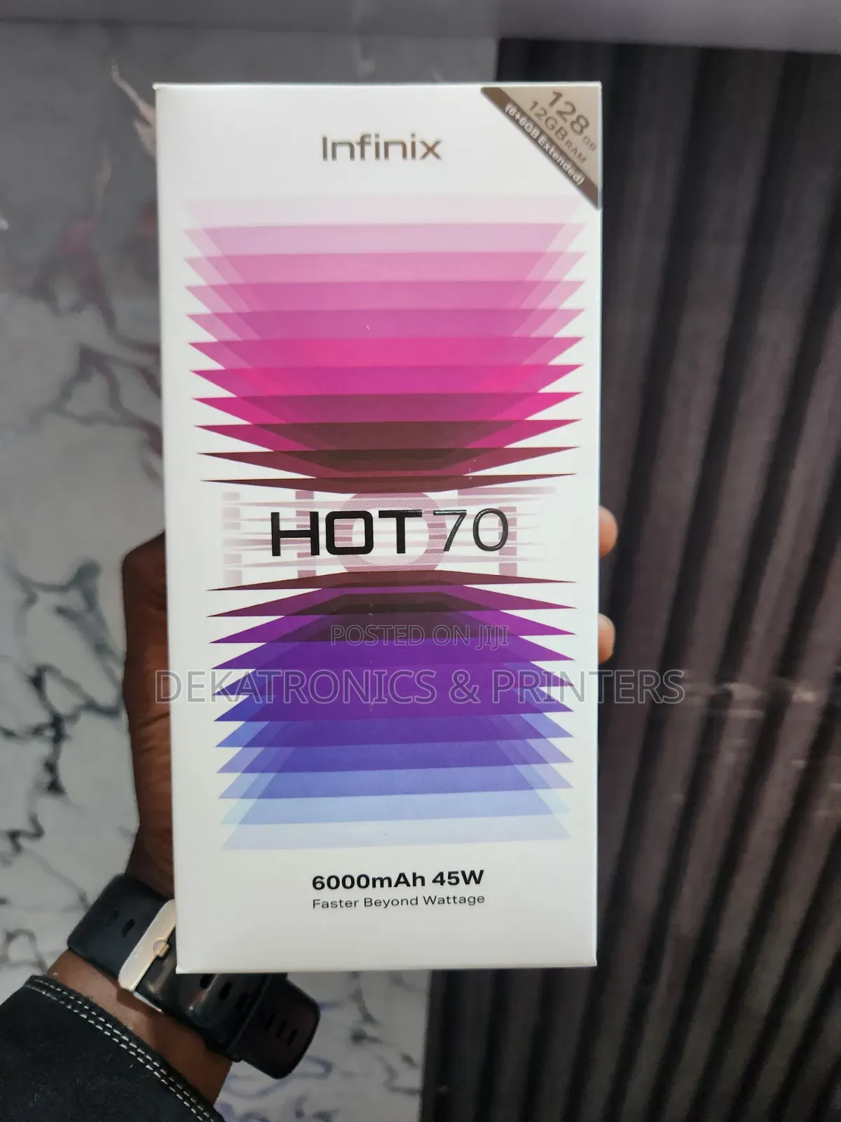 New Infinix Hot 70 128 GB Black