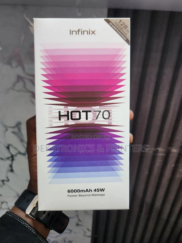 New Infinix Hot 70 128 GB Black