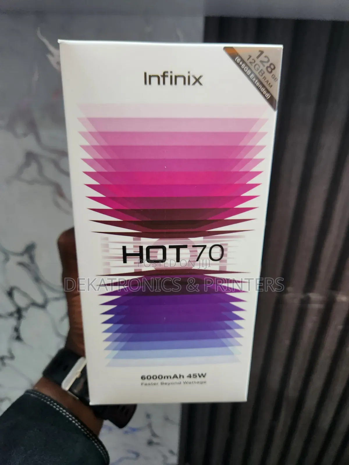 New Infinix Hot 70 128 GB Black