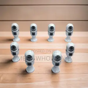 Advanced Color Night Vision Dual Lens PTZ WiFi Bulb Camera.