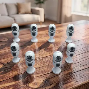 Reliable Color Night Vision Dual Lens PTZ WiFi Bulb Camera