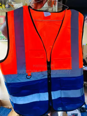 Orange Blue Reflector Vest