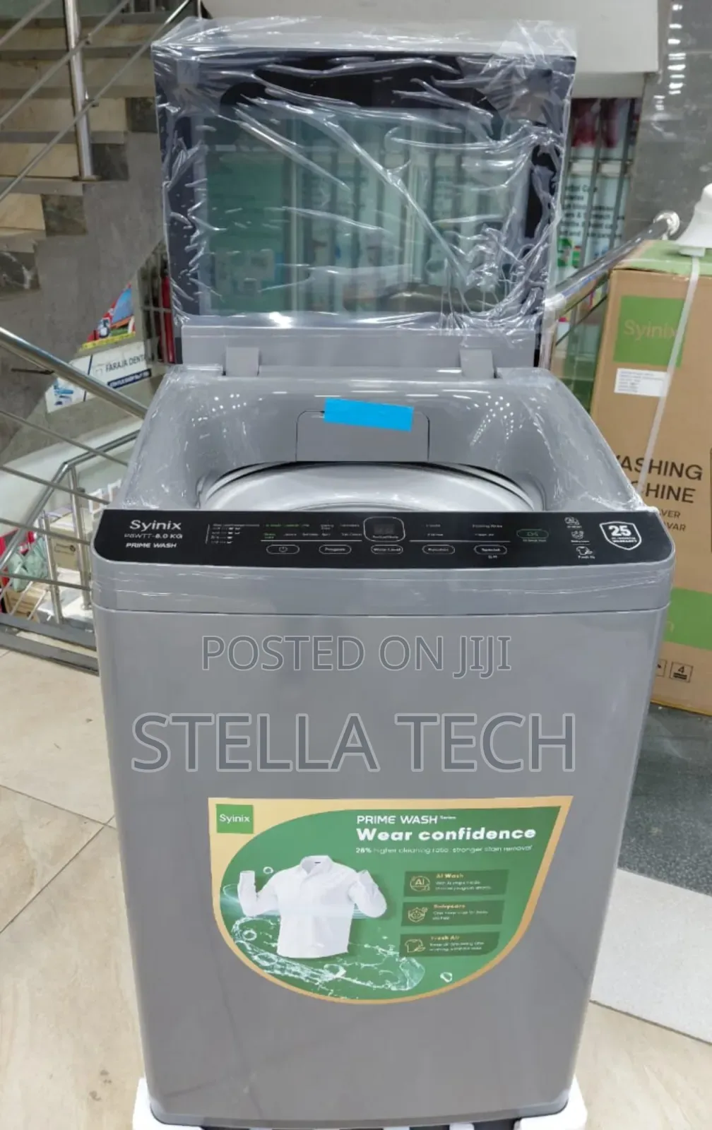 8kg Syinix Topload Full Automatic