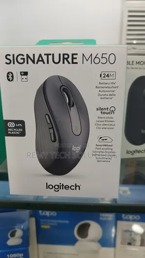 Logitech M650 Signature Wireless Mouse - Graphite - 910-006253