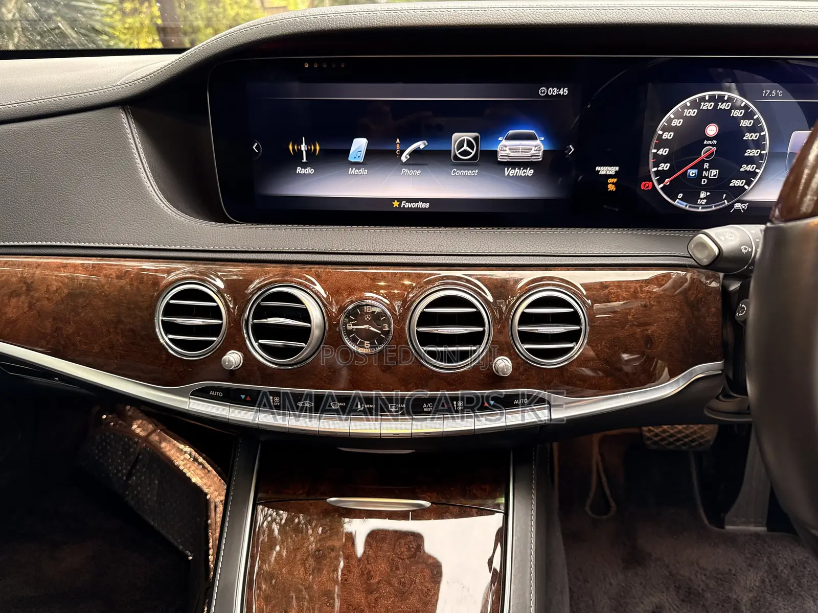 Mercedes-Benz S-Class S 560 4MATIC L (V222) 2018 Black