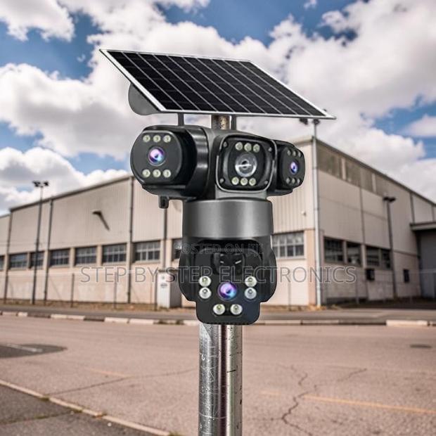 Easy Setup 20MP Ultra HD 4G PTZ Triple Lens Solar Camera