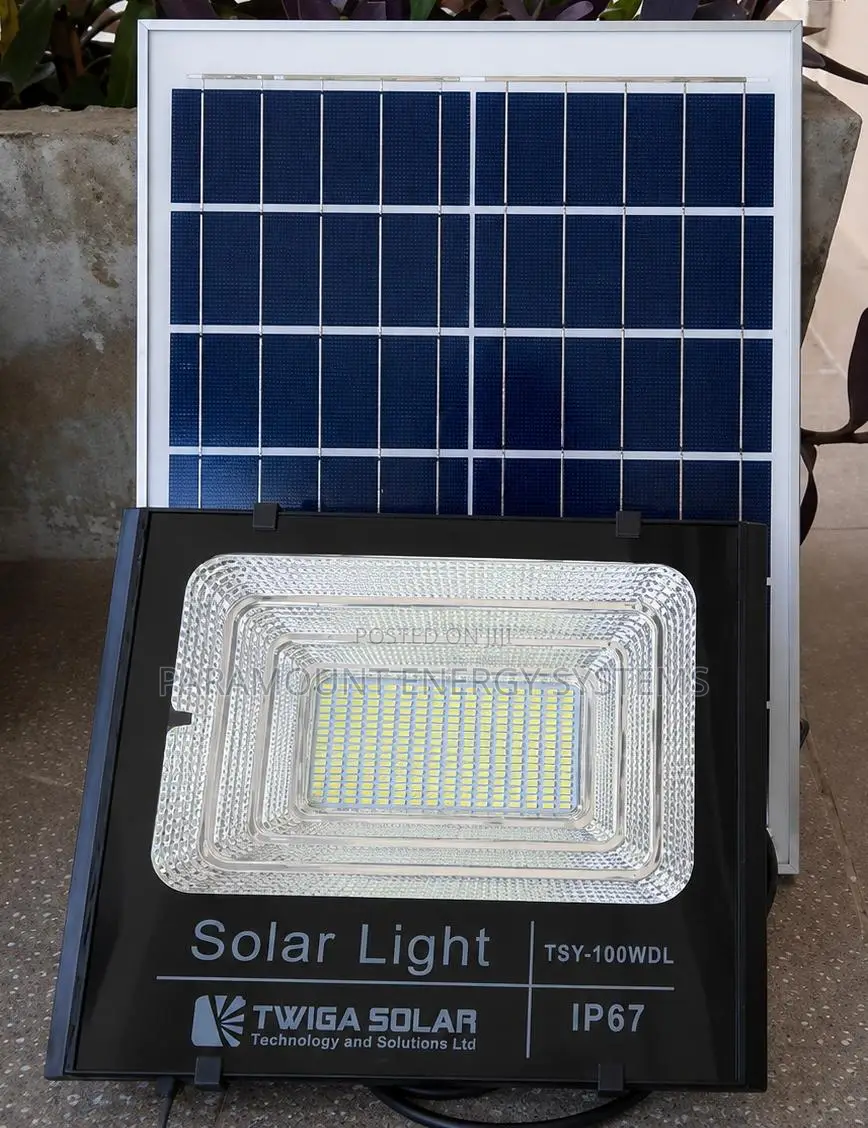 Super Bright and High Quality 100Watts Solar Floodlight