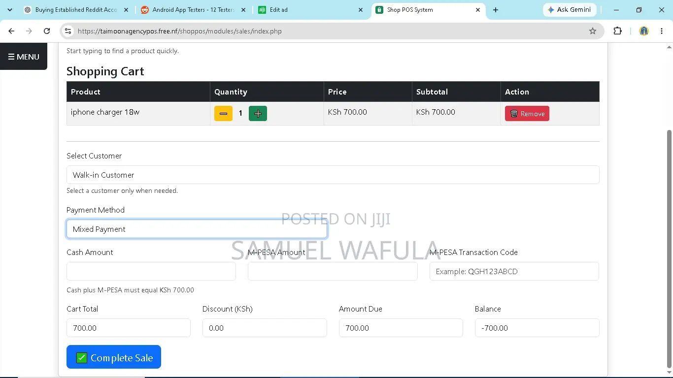 Affordable POS System for Shops - Sales, Stock, Debts Reports