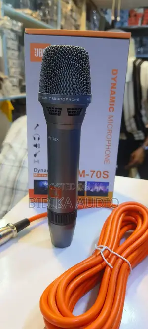 Brand New JBL VM-70S Dynamic Wired Mic – Complete Package With Cord