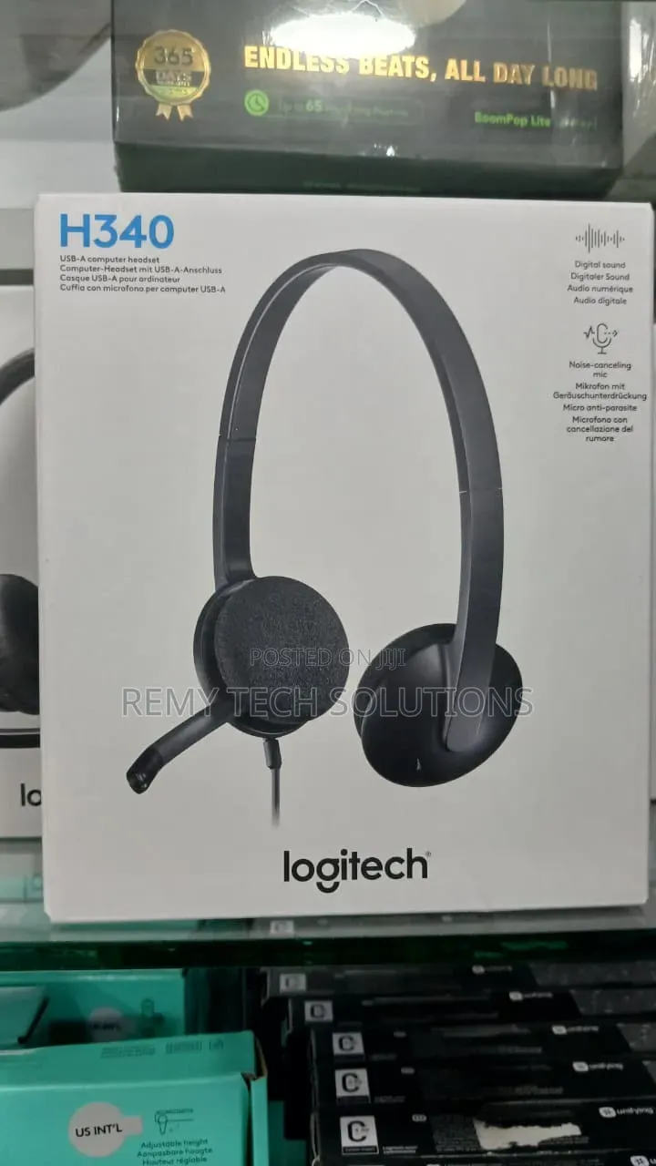 Logitech H340 Wired Headphones || Logitech H340 Wired Headphones