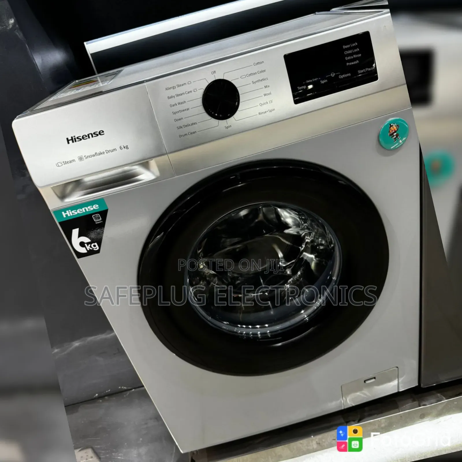 Hisense 6KG Laundry Washing Machine – Powerful Wash Spin