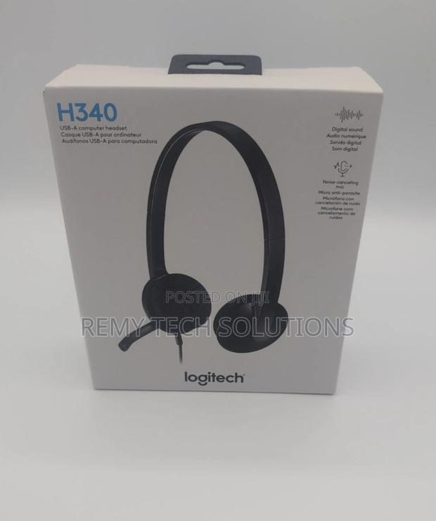 Logitech H340 USB-A Headset With Noise Cancelling Mic