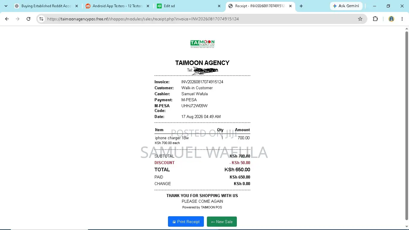 Affordable POS System for Shops - Sales, Stock, Debts Reports