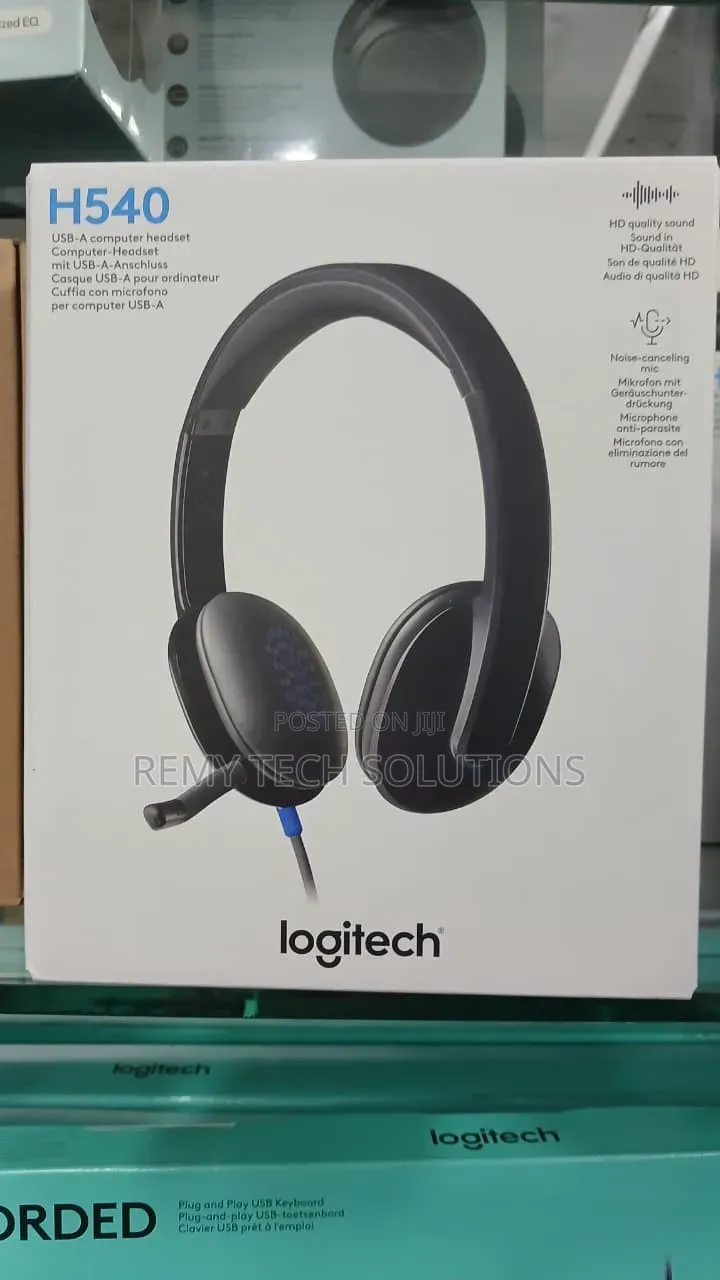 Logitech H540 USB-A Headset With Noise Cancelling Mic