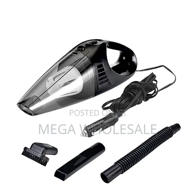 Sleek Finish Portable Handheld Car Vacuum Cleaner