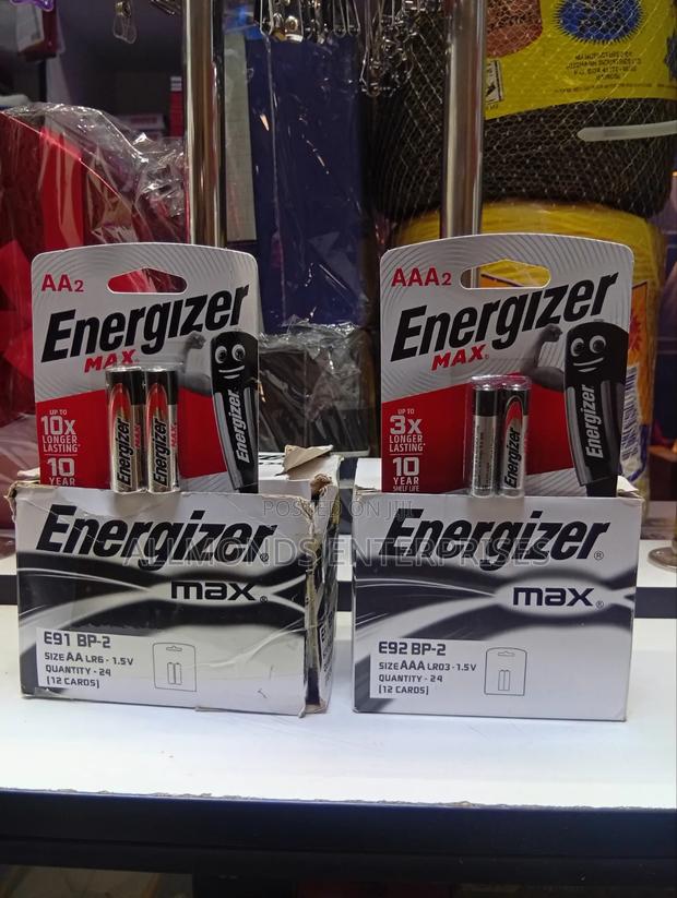 A Pair of Tripple AAA and Double AA Energizer Battery1.5V- Heavy Duty