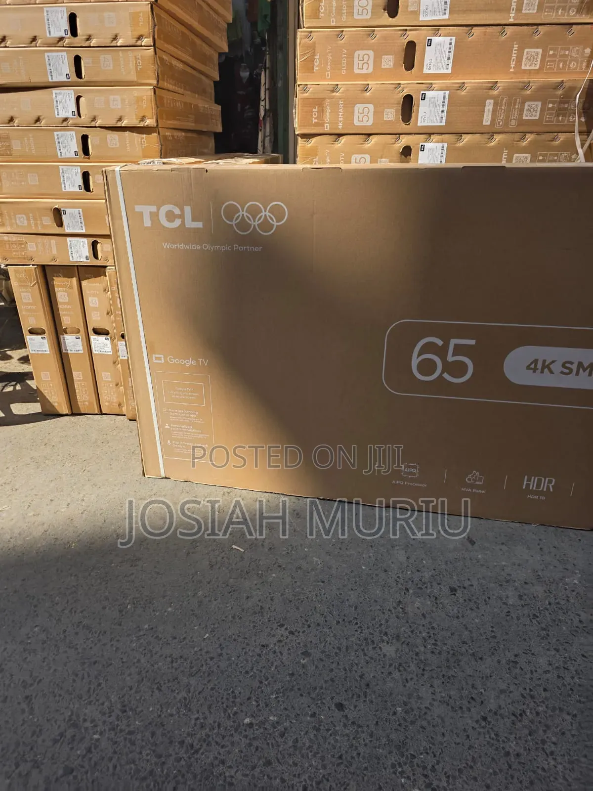TCL 65′′ Ultra HD Smart TV With Google TV