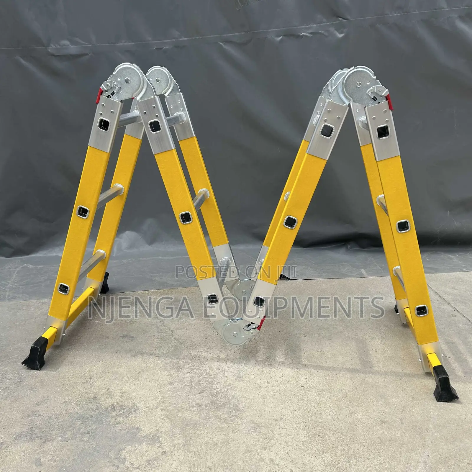 4 X 3 Fiberglass Multi-Folding Ladder