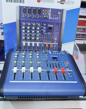 Brand New Max PMX402DU 4-Channel Powered Sound Mixer – 340W Max Output