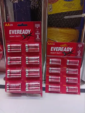 A Pair of Eveready Triple AAA and Double AA Battery 1.5v- Heavy Duty