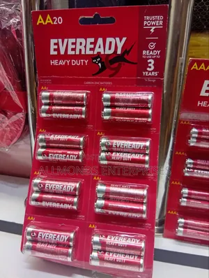 A Pair of Eveready Triple AAA and Double AA Battery 1.5v- Heavy Duty