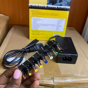 8 Connectors, Adjustable Voltage (12v-24v)96w Universal Laptop Charger