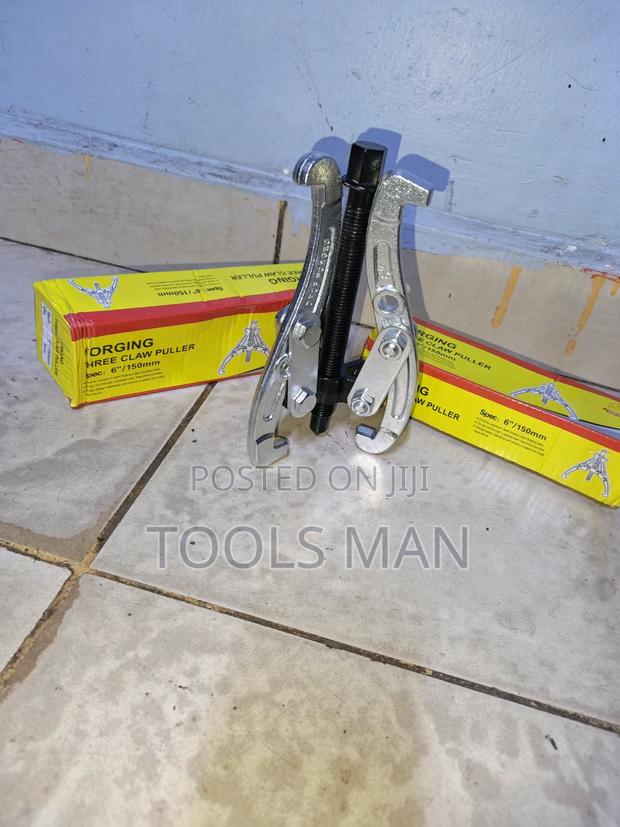 6-Inch Forging Three-Claw Puller.3 Jaw Gear Puller Bearing Remover - thumbnail 2