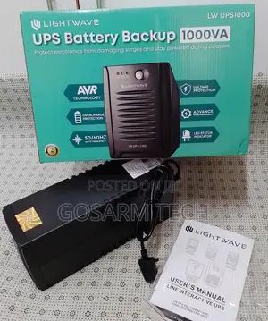 Efficient and Durable Lightwave 1000VA UPS Power Backup 1kva UPS