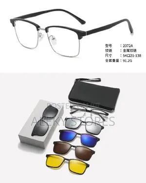 5 In1 Polarized Magnetic Clip on Glasses