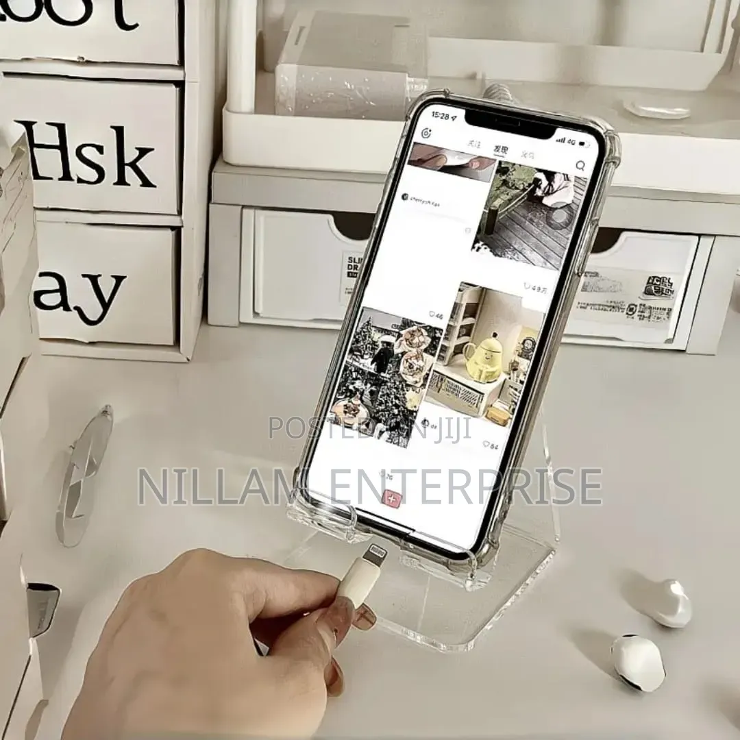 Acrylic Transparent Mobile Tablet Holder