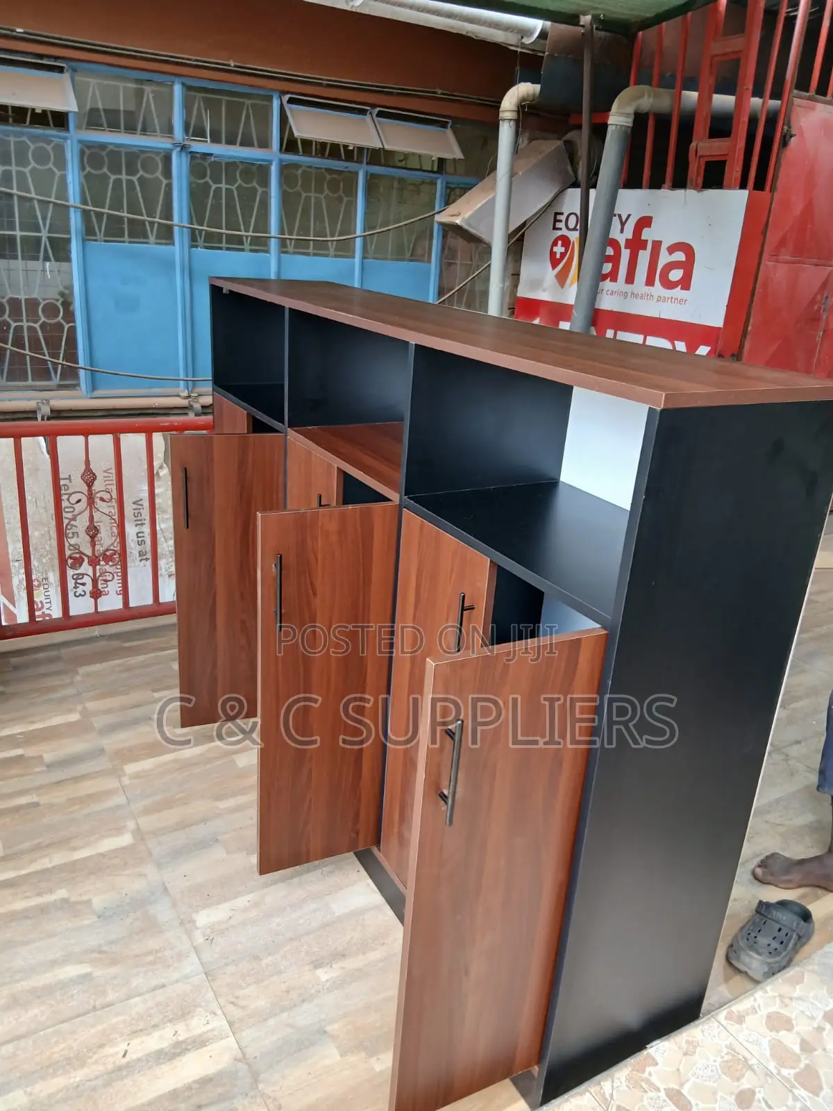 6-Door Credenza Filling Cabinet.