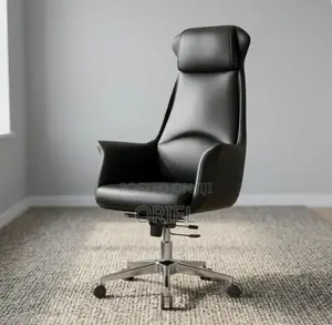Office Chair : Executive Ergonomic Leather High Back Chair