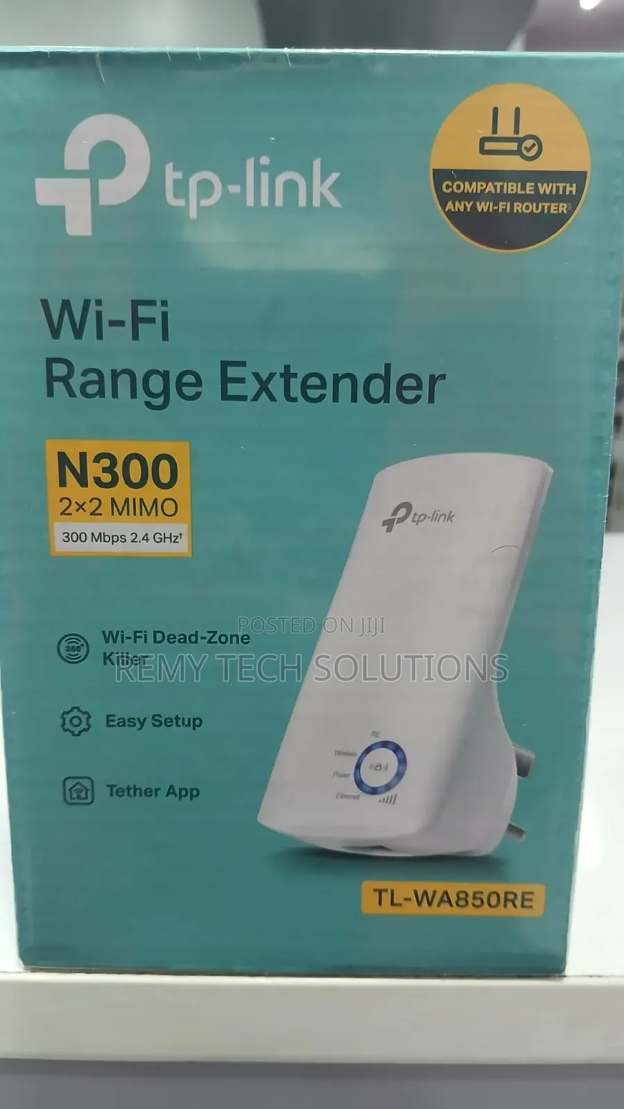TP-Link TL-WA850RE 300Mbps Wi-Fi Range Extender -