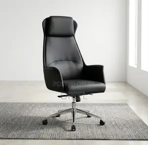 Office Chair : Executive Ergonomic Leather High Back Chair