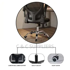 Staff Mesh Chair With Flip Armrest