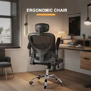 Staff Mesh Chair With Flip Armrest